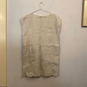 eileen fisher check sack dress